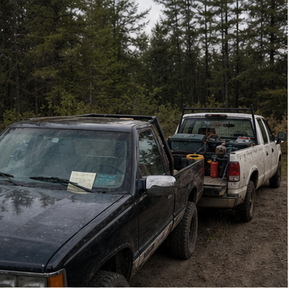 Bush Parking Lot / Truck Staging location reference