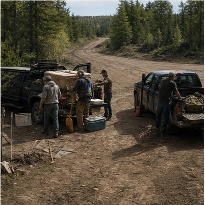 Bush Roads / Pull-Offs / Truck Staging location reference