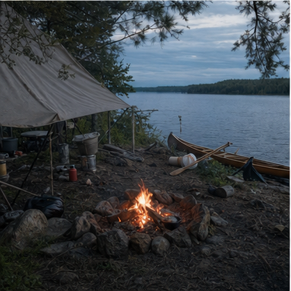 Camp Fire Pit / Water Edge location reference