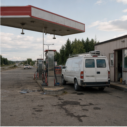 Gas Station / Van Wallet Beat location reference