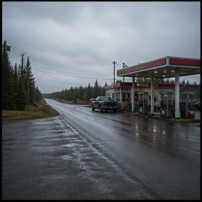 Roads / Gas Station / Vehicles location reference