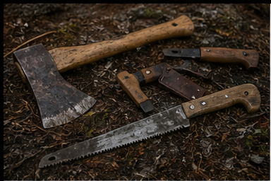 Axe / bush tools visual reference