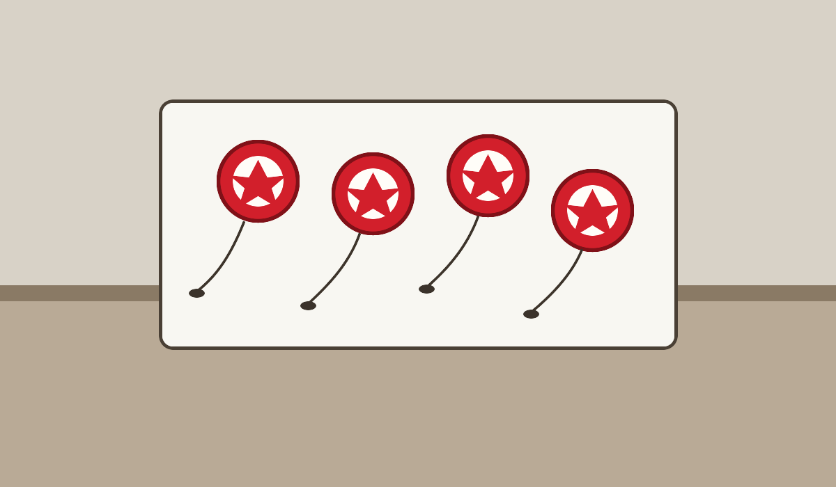 Canada flag pins visual reference